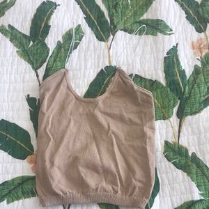 Free people glitter cami top
